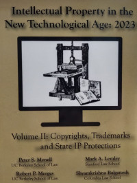 Image of Intellectual property in the new technological age: 2023 volume II: copyrights, trademarks and state ip protections