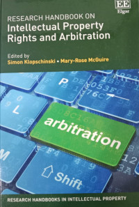 Image of Research handbook on intellectual property rights and arbitration