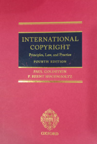 Image of International copyright : principles, law, and practice