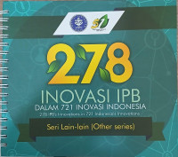 Image of 278 Inovasi ipb Dalam 721 inovasi Indonesia: Seri lain-lain (Other series)