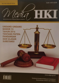 Image of Media hki undang-undang nomor 13 tahun 2016 tentang paten pandangan dan ulasan substansi