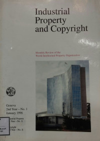 Image of Industrial properrty and copyright 2nd year - no. 1 January 1996