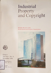 Image of Industrial Property and Copyright 2nd Year - No. 11 November 1996
