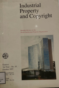 Image of Industrial property and copyright 3rd year - no.10 october 1997