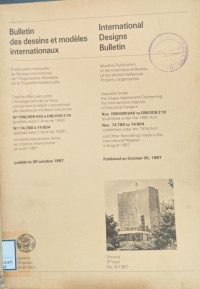 Image of Bulletin des dessins et modeles internationaux : International Designs Bulletin