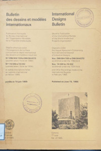 Image of Bulletin des dessins et modeles internationaux : International designs bulletin