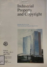 Image of Industrial property and copyright 4th year - no. 4 April 1998