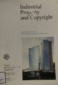 Image of Industrial property and copyright 4th year - no. 3 March 1998