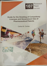 Image of Guide for the Granting of Compulsory Licenses and Government Use of Pharmaceutical Patents