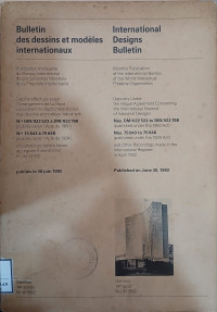 Image of Bulletin des dessins et modeles internationaux : international designs bulletin