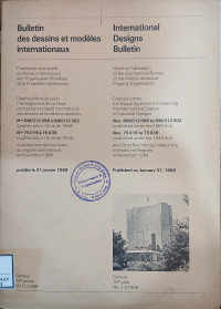 Image of Bulletin  des dessins et modeles internationaux : international designs bulletin