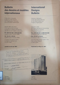 Image of Bulletin des dessins et modeles internationaux : international designs bulletin