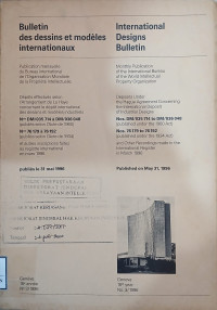 Image of Bulletin des dessins et modeles internationaux : international designs bulletin