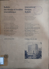 Image of Bulletin des dessins et modeles internationaux : international designs bulletin