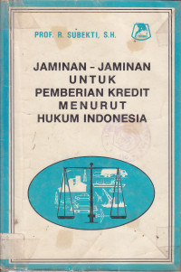 Image of Jaminan-jaminan untuk kredit menurut hukum Indonesia