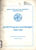 Draft program and budget 1998-1999