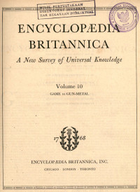 Image of Encyclopedia britannica : a new survey of universal knowledge vol. 10