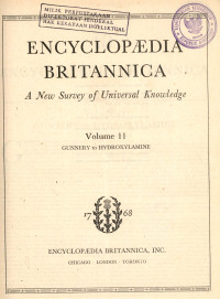 Encyclopedia britannica :  a new survey of universal knowledge vol. 11