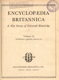 Image of Encyclopedia britannica : a new survey of universal knowledge vol. 12