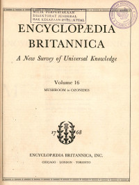 Encyclopedia britannica : a new survey of universal knowledge vol. 16