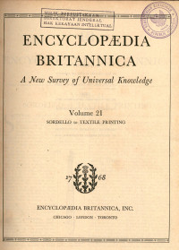 Image of Encyclopedia britannica : a new survey of universal knowledge vol. 21
