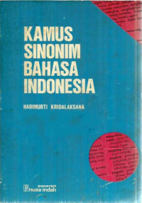 Image of Kamus sinonim bahasa Indonesia