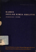 Kamus istilah kimia analitik