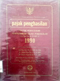 Image of Petunjuk pelaksanaan pemotongan pajak penghasilan : faktor penyesuaian penghitungan pajak penghasilan