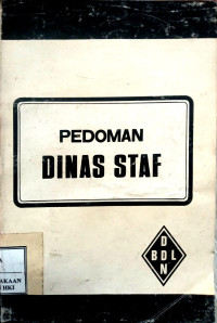 Image of Pedoman dinas staf