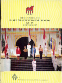Image of Buku pedoman peringatan hari sumpah pemuda/hari pemuda ke 69 tahun 1997
