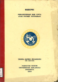 Image of Skripsi : perlindungan hak cipta atas potret fotografi