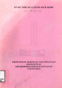 Temu wicara dengan kadin : Jakarta, 28 februari 2005