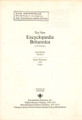 The new encyclopedia britannica micropedia ready reference and index vol. l