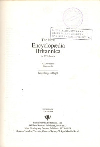 Image of The new encyclopedia britannica : macropedia knowledge in depth vol. 14 peking probability