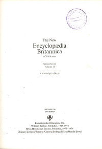 The new encyclopedia britannica : macropedia knowledge in depth vol. 15 proboscidea rubber