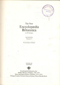 Image of The new encyclopedia britannica : macropedia knowledge in depth vol. 17 sonar tax law