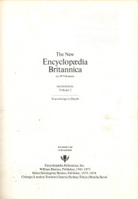 Image of The new encyclopedia britannica : marcopedia knowledge in depth vol. 2