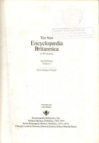 The new encyclopedia britannica : marcopedia knowledge in depth vol. 3