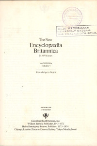 Image of The new encyclopedia britannica : marcopedia knowledge in depth vol. 4