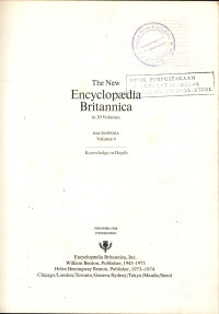 Image of The new encyclopedia britannica : marcopedia knowledge in depth vol. 6