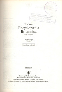 The new encyclopedia britannica : marcopedia knowledge in depth vol. 7