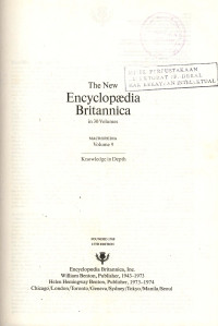 The new encyclopedia britannica : marcopedia knowledge in depth vol. 9